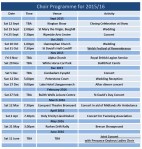 BMVC 2015-16 Choir&nbsp;Programme