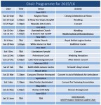 BMVC 2015-16 Choir&nbsp;Programme