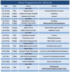 BMVC 2015-16 Choir&nbsp;Programme