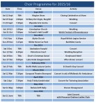 BMVC 2015-16 Choir&nbsp;Programme