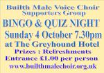 BMVC Bingo Quiz 4 Oct 5&nbsp;2015