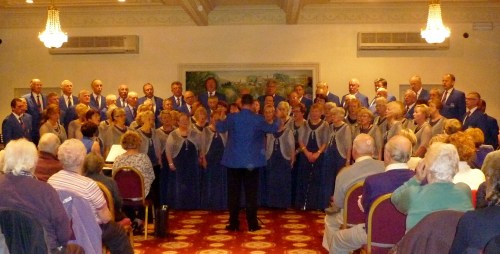 Builth Joint choir with Adrian