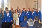 Bleddfa wedding – jo singing with choir&nbsp;(2)
