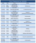 2019 choir diary