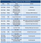 2019 bmvc diary