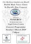 St David’s Day Concert&nbsp;Cover