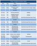 Choir Events Diary&nbsp;2022