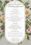 Greyhound Xmas Menu